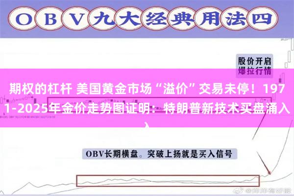 期权的杠杆 美国黄金市场“溢价”交易未停！1971-2025年金价走势图证明：特朗普新技术买盘涌入